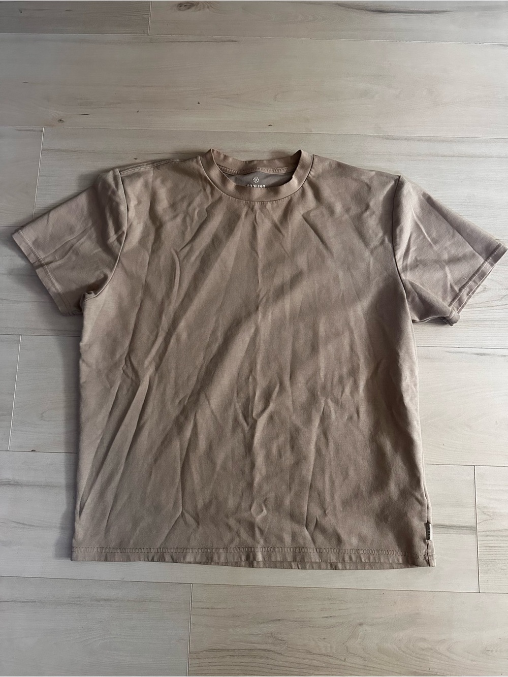 Hollister Short Sleeve Crew Tee in Light Brown Size XL 0120